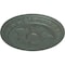 Ekena Millwork Exeter Ceiling Medallion (Fits Canopies up to 3 1/8"), 17 3/4"OD x 1 1/8"P, Cloud Burst Crackle CM17EXCBC - alternate 2